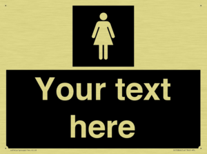 Custom information: black panel female